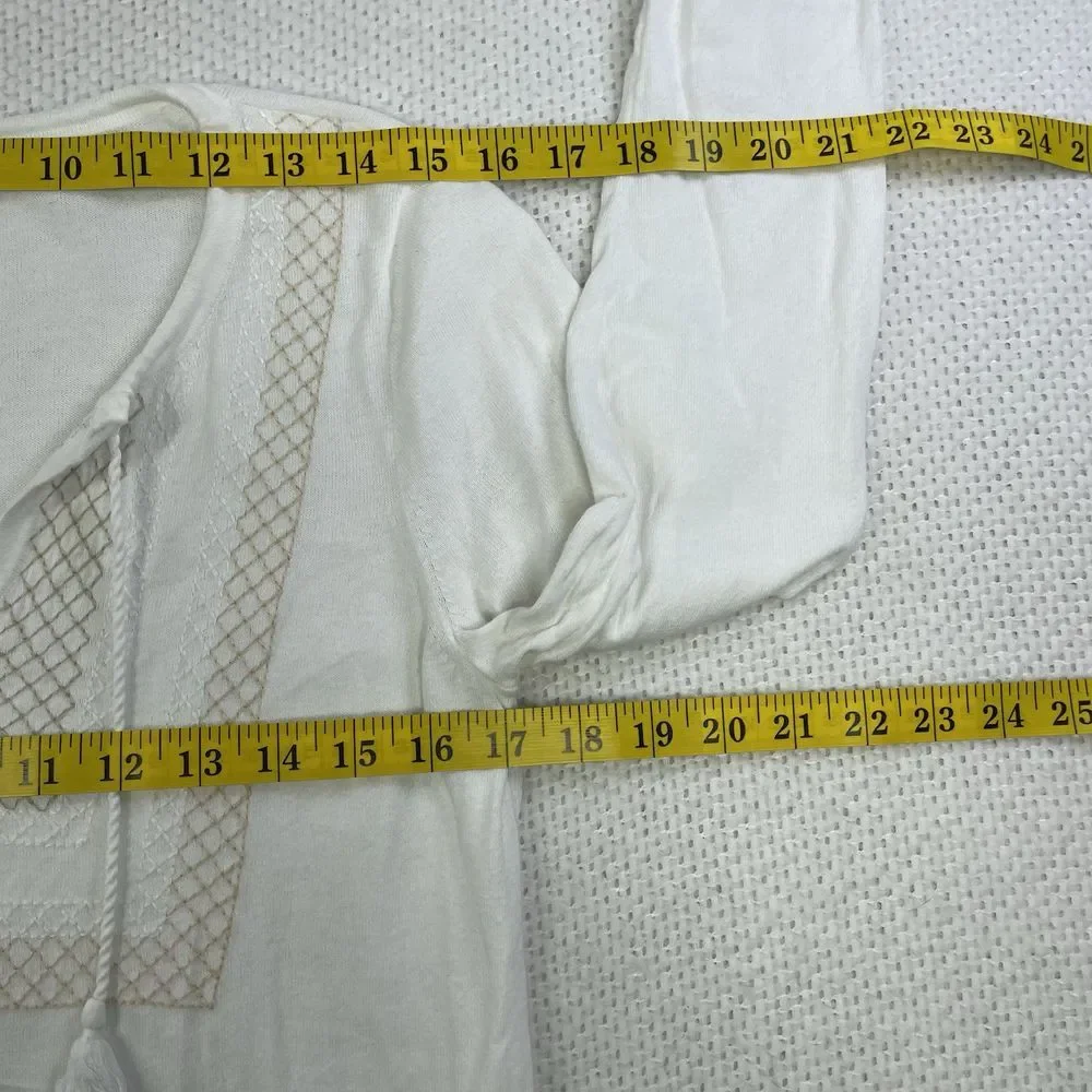 J. Crew ivory tunic